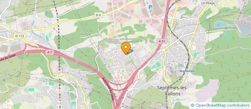 localisation de l'entreprise VESTARA à SEPTEMES-LES-VALLONS