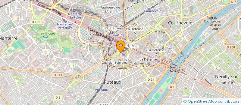localisation de l'entreprise VESTAS OFFSHORE WIND FRANCE à PUTEAUX