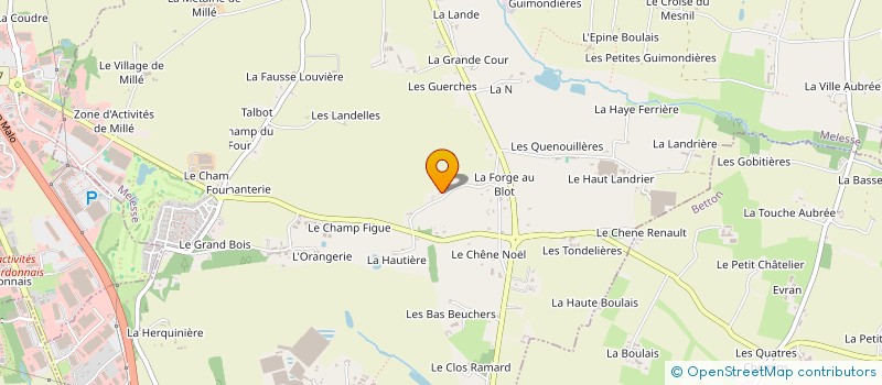 localisation de l'entreprise VESTATIS  MELESSE