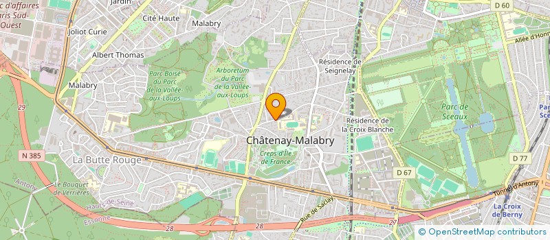 localisation de l'entreprise VESTELIOS à CHATENAY-MALABRY