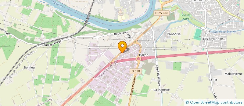 localisation de l'entreprise VESTI'ERE BY CALY  BOURG-DE-PEAGE