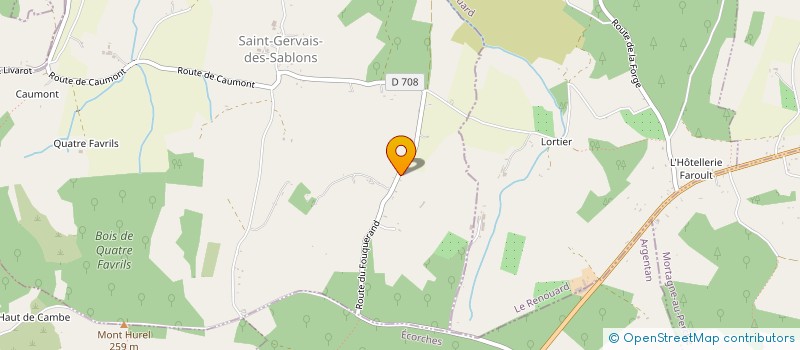 localisation de l'entreprise VESTIA PLEIN SUD à SAINT-GERVAIS-DES-SABLONS