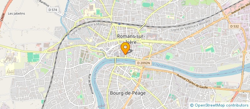 localisation de l'entreprise VESTILI ANGEL  ROMANS-SUR-ISERE