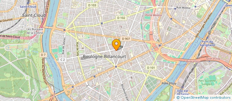 localisation de l'entreprise VESTIMM à BOULOGNE-BILLANCOURT