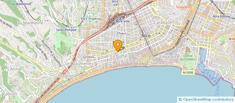 localisation de l'entreprise VESTIN à NICE