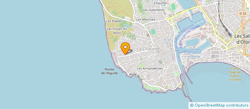 localisation de l'entreprise VESTITALA à LES SABLES-D'OLONNE