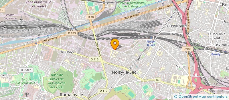 localisation de l'entreprise VESTITI à NOISY-LE-SEC
