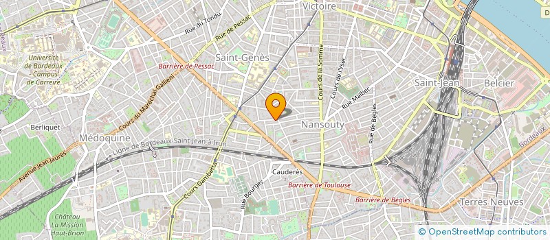 localisation de l'entreprise VESTIWORK à BORDEAUX