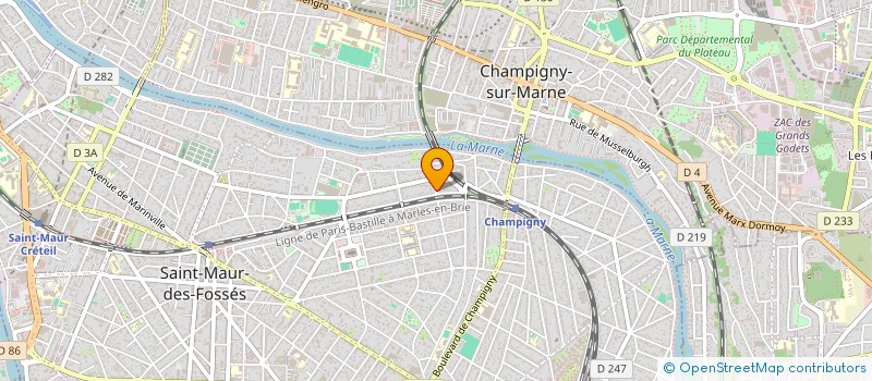 localisation de l'entreprise VESTO MEDICAL à SAINT-MAUR-DES-FOSSES