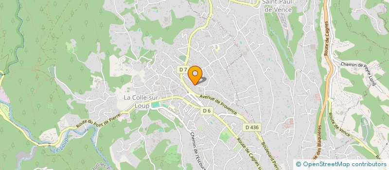 localisation de l'entreprise VESTR. APP à LA COLLE-SUR-LOUP
