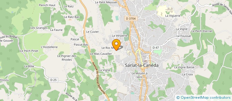 localisation de l'entreprise VESTRI SAP  SARLAT-LA-CANEDA