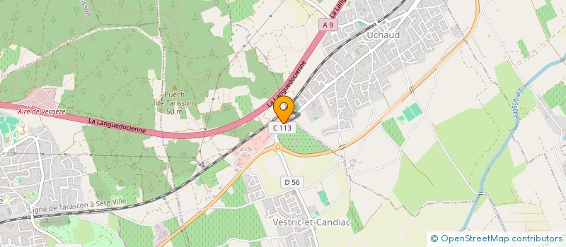 localisation de l'entreprise VESTRIC-AUTO-CASSE à VESTRIC-ET-CANDIAC