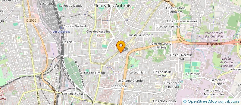 localisation de l'entreprise VESTYN à ORLEANS