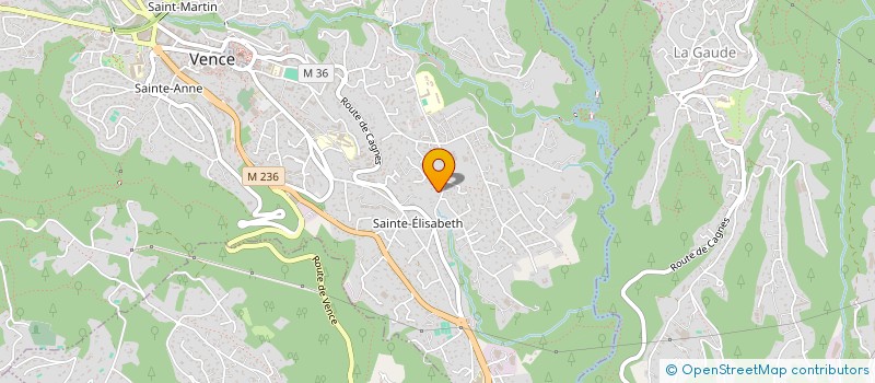 localisation de l'entreprise VESUBIA  VENCE