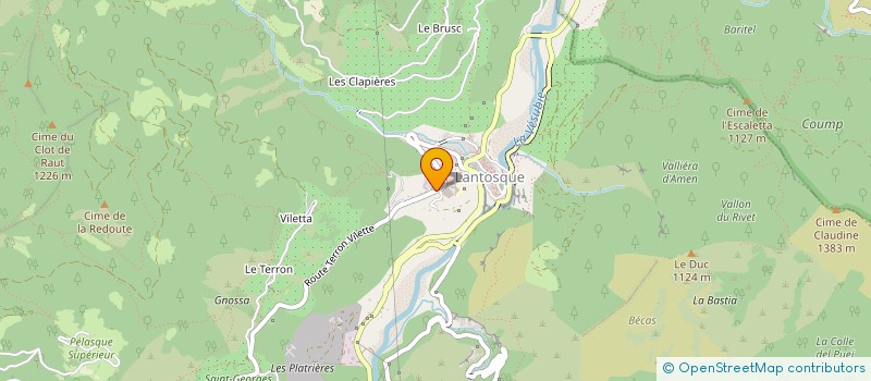 localisation de l'entreprise VESUBIE ESPACES VERTS  LANTOSQUE