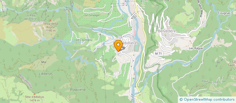 localisation de l'entreprise VESUBIENNE DES BETONS ET AGREGATS à UTELLE