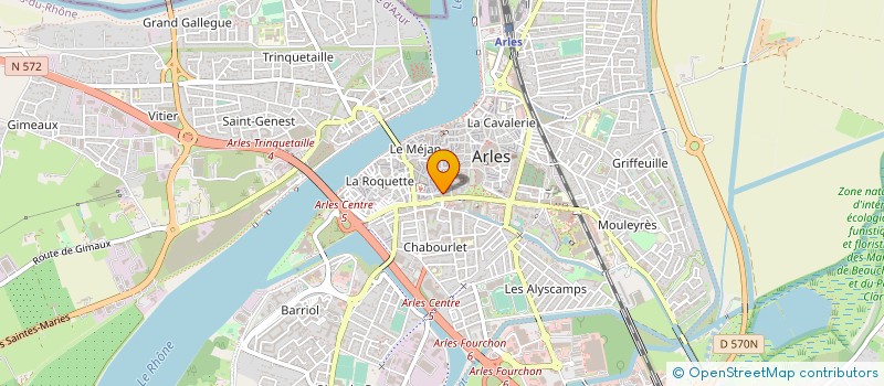 localisation de l'entreprise VESUVE à ARLES
