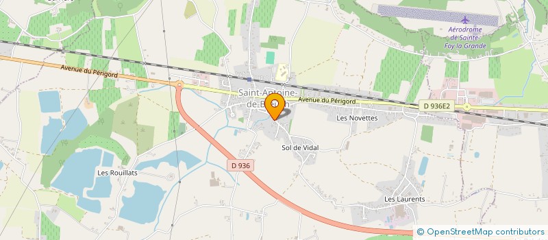 localisation de l'entreprise VESUVE  SAINT-ANTOINE-DE-BREUILH