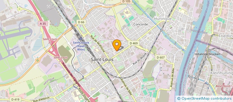 localisation de l'entreprise VESUVIO  SAINT-LOUIS