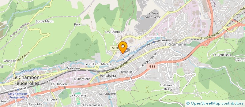 localisation de l'entreprise VESUVIO  LA RICAMARIE