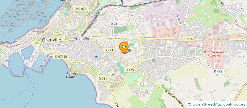 localisation de l'entreprise VESVAL BENEDICTE ET VESVAL LOIC  GRANVILLE