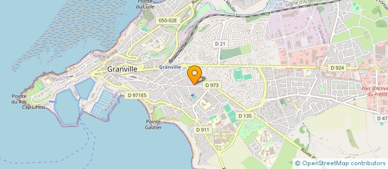 localisation de l'entreprise VESVAL COUVERTURE  GRANVILLE