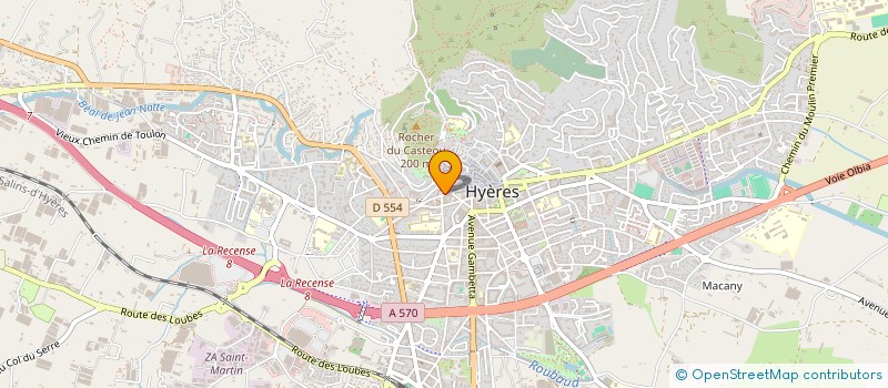 localisation de l'entreprise VET 88 à HYERES