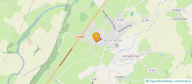 localisation de l'entreprise VET AUTORS à BROUT-VERNET