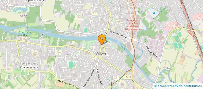 localisation de l'entreprise VET BEAUVOIR à OLIVET