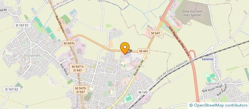 localisation de l'entreprise VET & COMPAGNIE  LA BASSEE