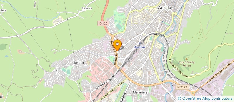 localisation de l'entreprise VET COMPANY à AURILLAC