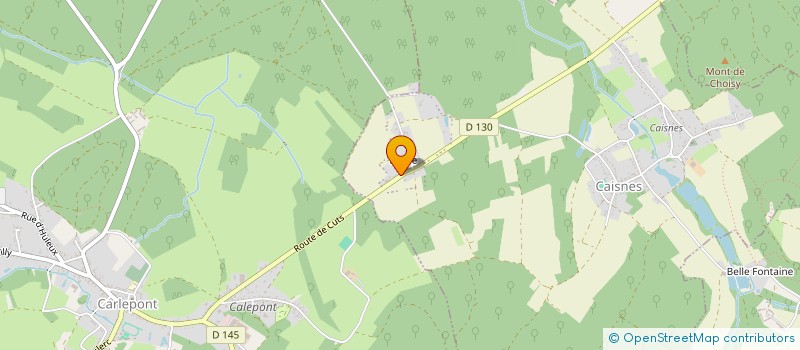 localisation de l'entreprise VET-CUTS  CAISNES