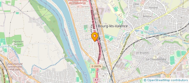 localisation de l'entreprise VET'DEPOSE ROMANS  BOURG-LES-VALENCE