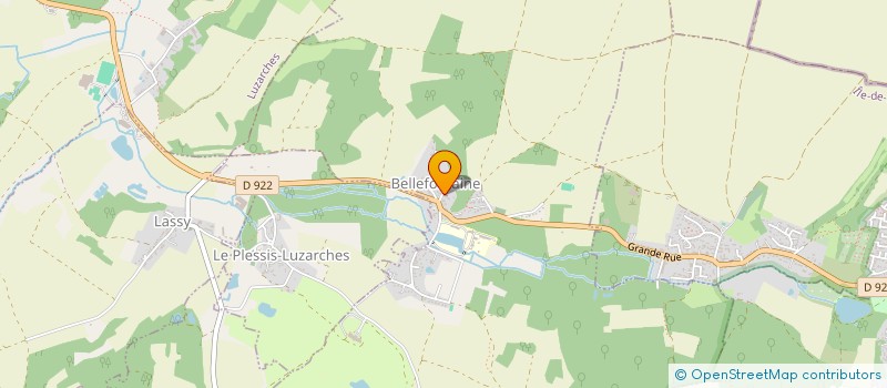 localisation de l'entreprise VET E-CARD  BELLEFONTAINE