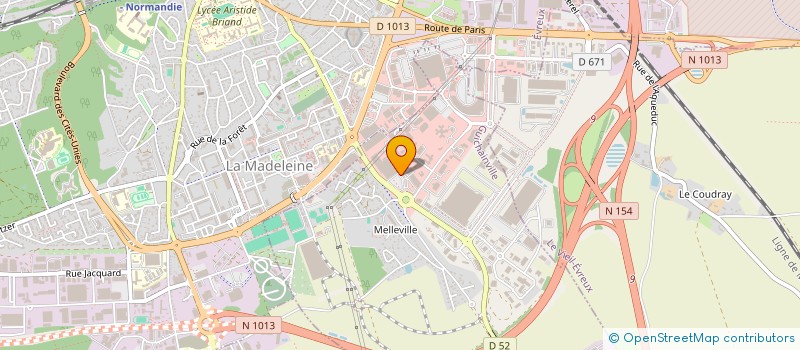 localisation de l'entreprise VET'EVREUX  GUICHAINVILLE