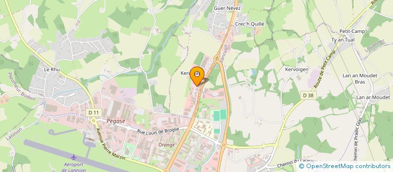 localisation de l'entreprise VET FINISTERE  SAINT-QUAY-PERROS