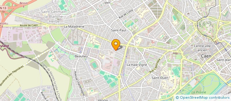 localisation de l'entreprise VET'HASTINGS à CAEN