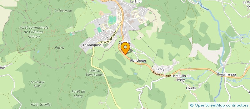 localisation de l'entreprise VET HAUT MORVAN & CO  CHATEAU-CHINON (CAMPAGNE)