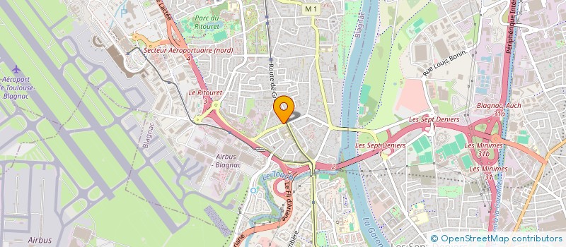 localisation de l'entreprise VET HOPITAL  BLAGNAC