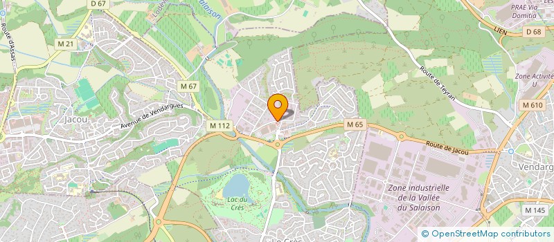 localisation de l'entreprise VET IMMO  LE CRES