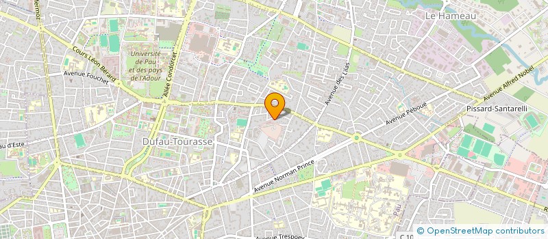 localisation de l'entreprise VET IMMO TEP à PAU