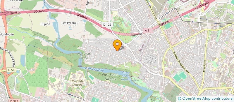 localisation de l'entreprise VET IN ANGERS à AVRILLE