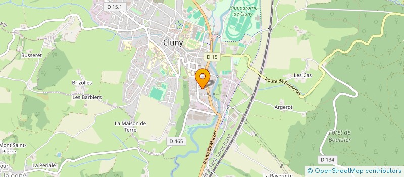 localisation de l'entreprise VET IN CLUNY à CLUNY