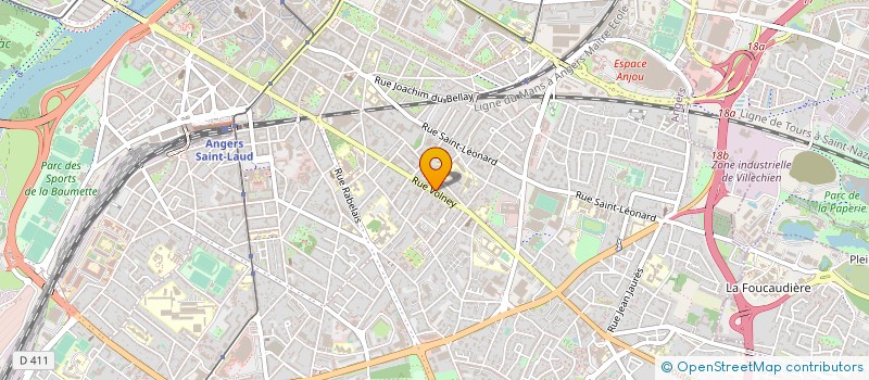 localisation de l'entreprise VET'INWEST à ANGERS