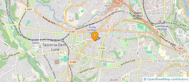 localisation de l'entreprise VET MEONS  TASSIN-LA-DEMI-LUNE