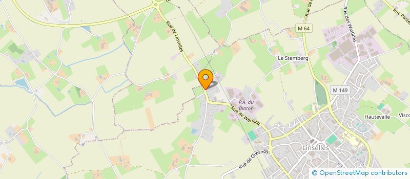 localisation de l'entreprise VET MONTEBELO à LINSELLES