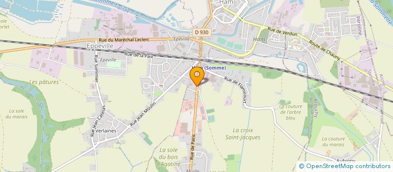 localisation de l'entreprise VET PASSION à MUILLE-VILLETTE