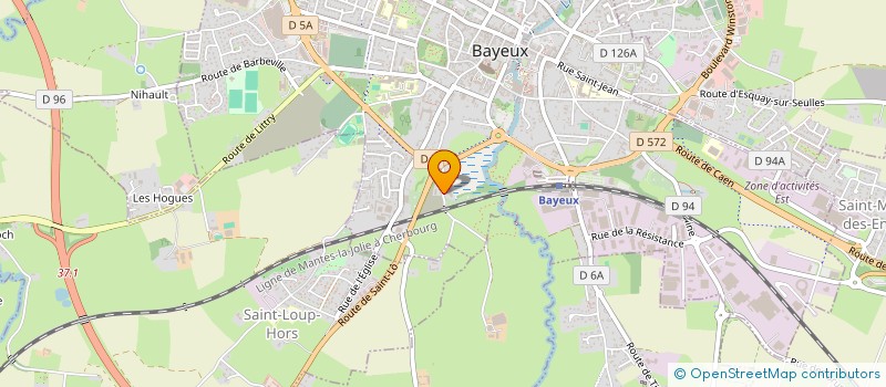 localisation de l'entreprise VET PATRIMOINE  BAYEUX