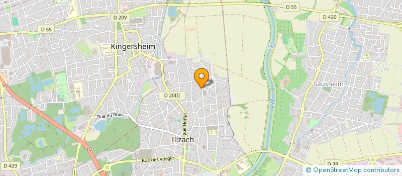 localisation de l'entreprise VET RH  ILLZACH