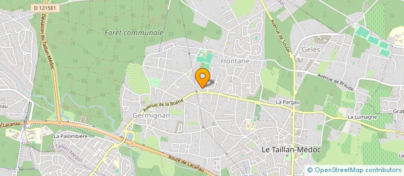 localisation de l'entreprise VET SAINT ELOI  LE TAILLAN-MEDOC